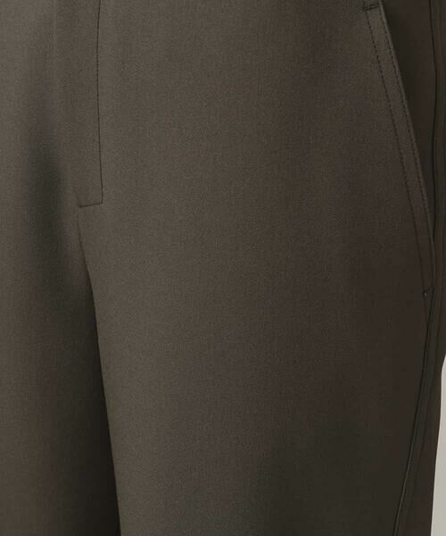 HIROKO KOSHINO / ヒロココシノ その他パンツ | ツイルストレッチロールアップワイドパンツ/洗える | 詳細9