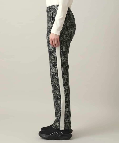 HIROKO KOSHINO / ヒロココシノ チノ・ワークパンツ | サイドラインロゴプリントパンツ/洗える | 詳細2