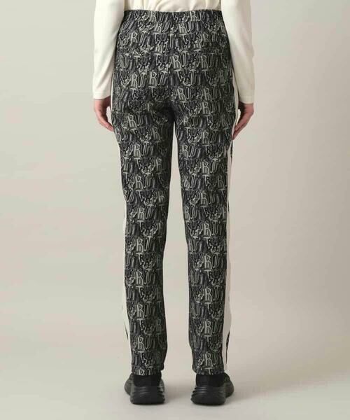 HIROKO KOSHINO / ヒロココシノ チノ・ワークパンツ | サイドラインロゴプリントパンツ/洗える | 詳細3