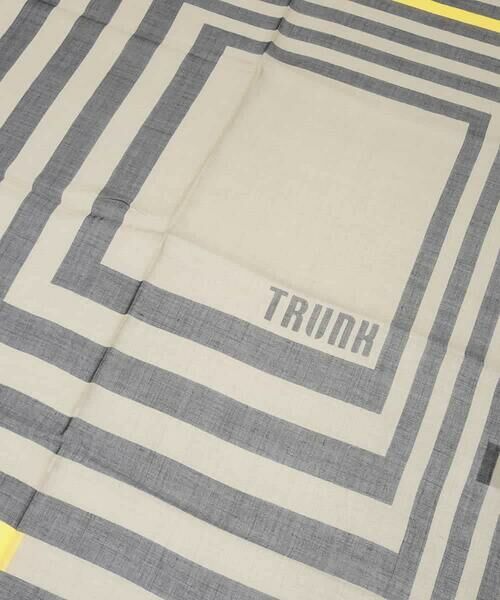 HIROKO KOSHINO / ヒロココシノ マフラー・ショール・スヌード・ストール | スクエアボーダースカーフ /洗える | 詳細2