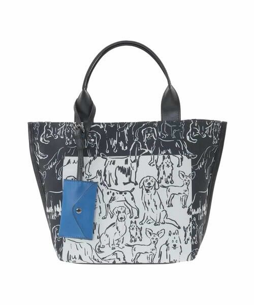 HIROKO KOSHINO / ヒロココシノ トートバッグ | DOGプリントトートバッグ | 詳細1