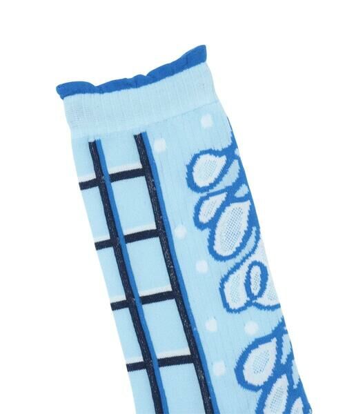 HIROKO KOSHINO / ヒロココシノ その他小物 | ファジーフラワージャカードソックス /日本製/洗濯機で洗える | 詳細4