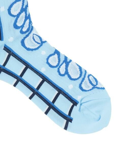 HIROKO KOSHINO / ヒロココシノ その他小物 | ファジーフラワージャカードソックス /日本製/洗濯機で洗える | 詳細5