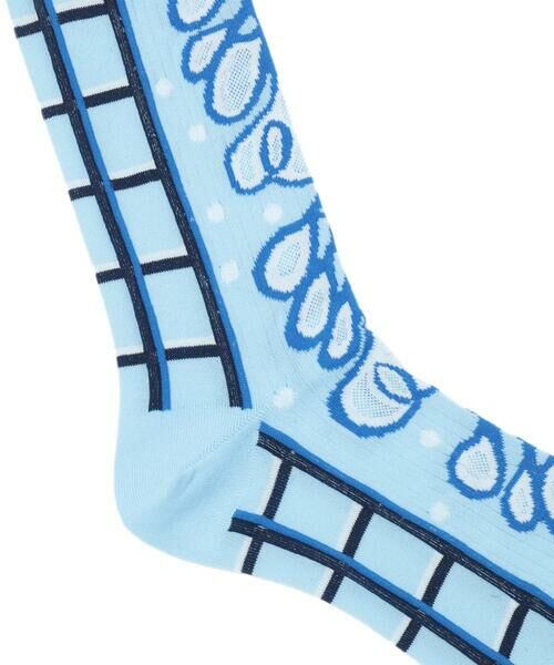 HIROKO KOSHINO / ヒロココシノ その他小物 | ファジーフラワージャカードソックス /日本製/洗濯機で洗える | 詳細6