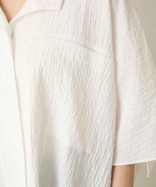 HIROKO KOSHINO / ヒロココシノ シャツ・ブラウス | ダブルポケットサッカーライクシャツ /日本製/洗える | 詳細10