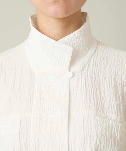 HIROKO KOSHINO / ヒロココシノ シャツ・ブラウス | ダブルポケットサッカーライクシャツ /日本製/洗える | 詳細12