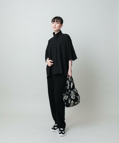 HIROKO KOSHINO / ヒロココシノ シャツ・ブラウス | ダブルポケットサッカーライクシャツ /日本製/洗える | 詳細15