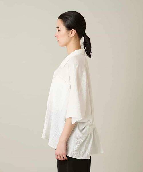 HIROKO KOSHINO / ヒロココシノ シャツ・ブラウス | ダブルポケットサッカーライクシャツ /日本製/洗える | 詳細3