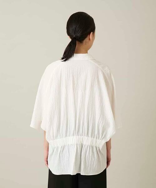 HIROKO KOSHINO / ヒロココシノ シャツ・ブラウス | ダブルポケットサッカーライクシャツ /日本製/洗える | 詳細4