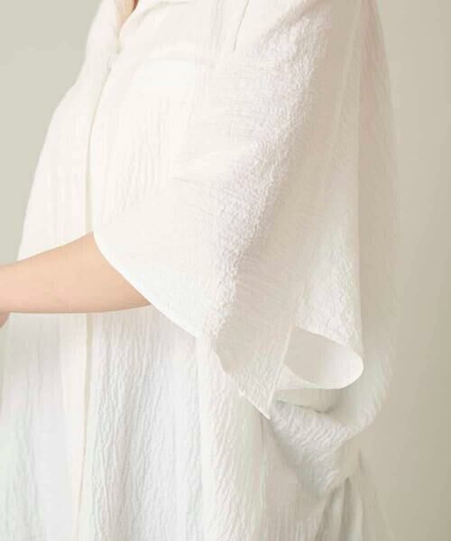 HIROKO KOSHINO / ヒロココシノ シャツ・ブラウス | ダブルポケットサッカーライクシャツ /日本製/洗える | 詳細7