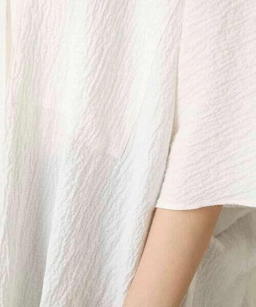 HIROKO KOSHINO / ヒロココシノ シャツ・ブラウス | ダブルポケットサッカーライクシャツ /日本製/洗える | 詳細9