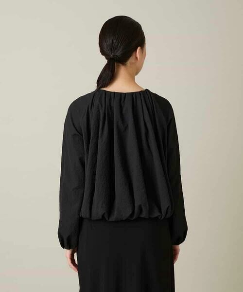 HIROKO KOSHINO / ヒロココシノ その他アウター | タックギャザーノーカラーブルゾン /日本製 | 詳細4
