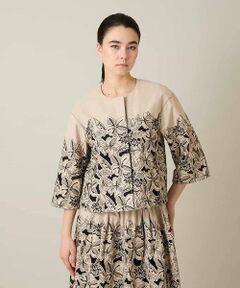 HIROKO KOSHINO / ヒロココシノ シャツ・ブラウス | カットワークフラワーブラウス /洗える