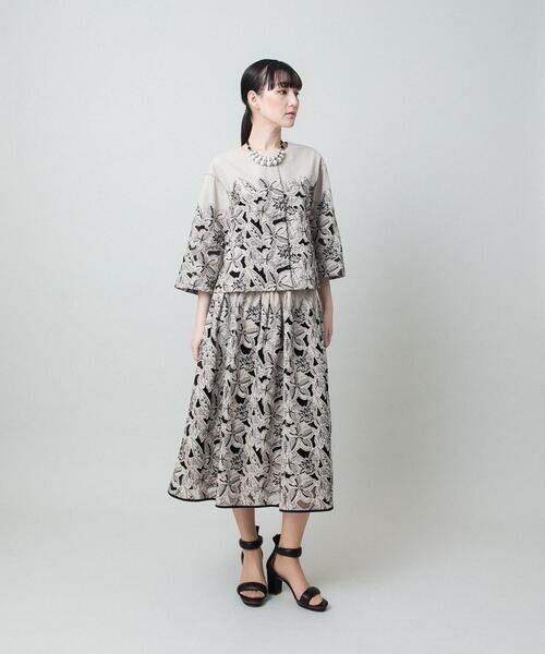 HIROKO KOSHINO / ヒロココシノ シャツ・ブラウス | カットワークフラワーブラウス /洗える | 詳細11