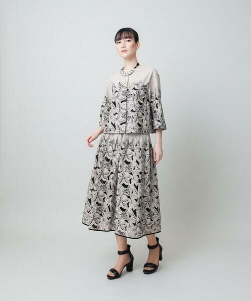 HIROKO KOSHINO / ヒロココシノ シャツ・ブラウス | カットワークフラワーブラウス /洗える | 詳細13