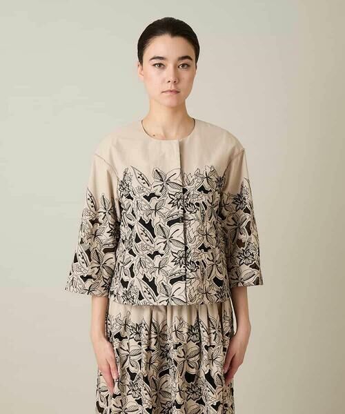 HIROKO KOSHINO / ヒロココシノ シャツ・ブラウス | カットワークフラワーブラウス /洗える | 詳細2