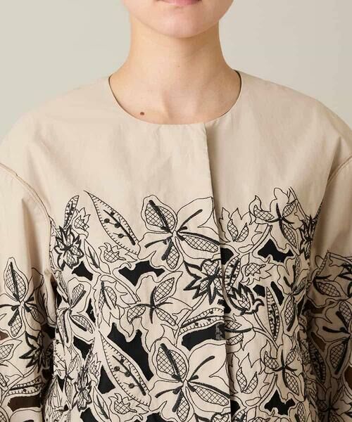 HIROKO KOSHINO / ヒロココシノ シャツ・ブラウス | カットワークフラワーブラウス /洗える | 詳細5