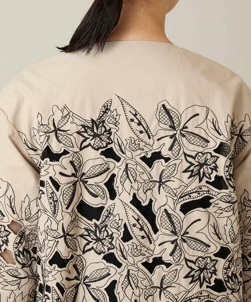 HIROKO KOSHINO / ヒロココシノ シャツ・ブラウス | カットワークフラワーブラウス /洗える | 詳細6
