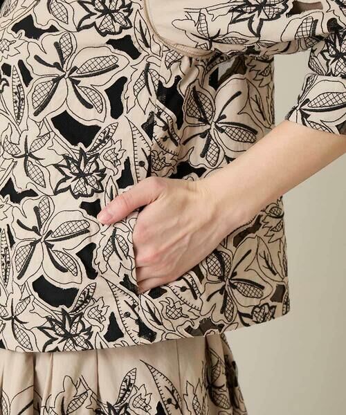 HIROKO KOSHINO / ヒロココシノ シャツ・ブラウス | カットワークフラワーブラウス /洗える | 詳細8