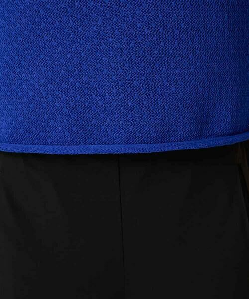 HIROKO KOSHINO / ヒロココシノ ニット・セーター | シアーメッシュニットプルオーバー /洗える | 詳細7