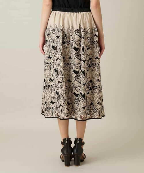 HIROKO KOSHINO / ヒロココシノ ロング・マキシ丈スカート | カットワークフラワースカート /洗える | 詳細3