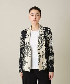 HIROKO KOSHINO / ヒロココシノ セットアップ | ボタニカルモダンジャケット /日本製