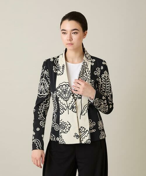 HIROKO KOSHINO / ヒロココシノ セットアップ | ボタニカルモダンジャケット /日本製 | 詳細1