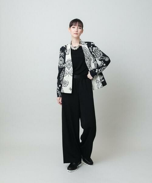 HIROKO KOSHINO / ヒロココシノ セットアップ | ボタニカルモダンジャケット /日本製 | 詳細13