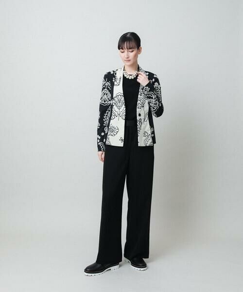 HIROKO KOSHINO / ヒロココシノ セットアップ | ボタニカルモダンジャケット /日本製 | 詳細14