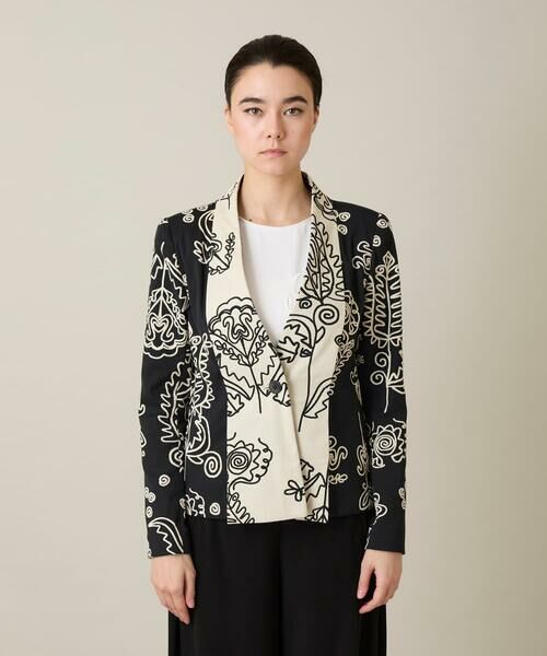 HIROKO KOSHINO / ヒロココシノ セットアップ | ボタニカルモダンジャケット /日本製 | 詳細2