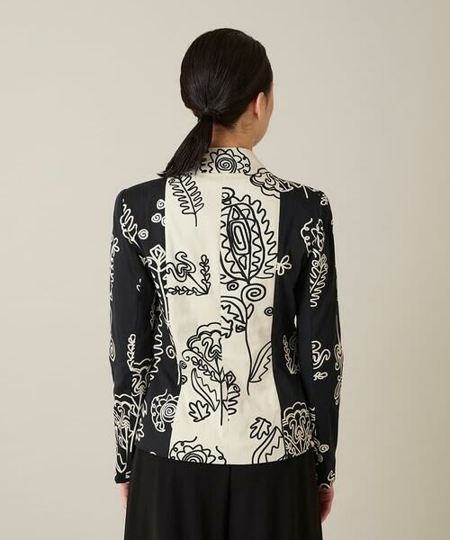 HIROKO KOSHINO / ヒロココシノ セットアップ | ボタニカルモダンジャケット /日本製 | 詳細4