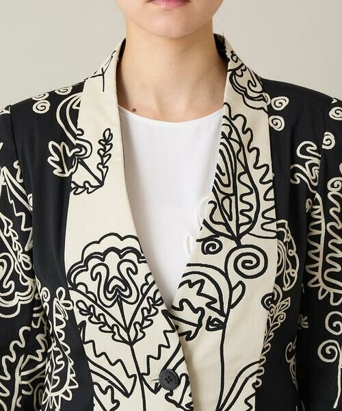 HIROKO KOSHINO / ヒロココシノ セットアップ | ボタニカルモダンジャケット /日本製 | 詳細5