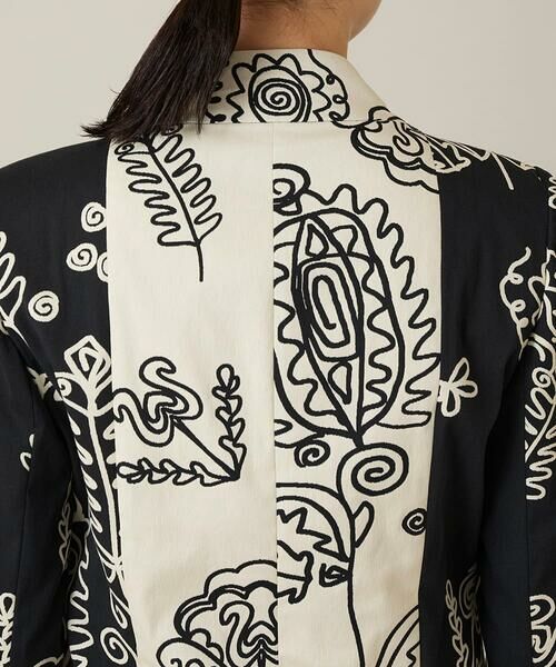 HIROKO KOSHINO / ヒロココシノ セットアップ | ボタニカルモダンジャケット /日本製 | 詳細6
