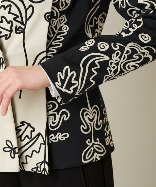 HIROKO KOSHINO / ヒロココシノ セットアップ | ボタニカルモダンジャケット /日本製 | 詳細8