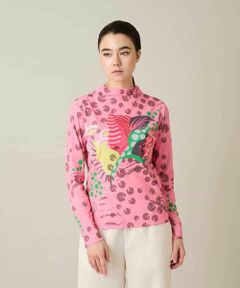 HIROKO KOSHINO / ヒロココシノ カットソー | アートフルフラワーカットソー /日本製/洗える