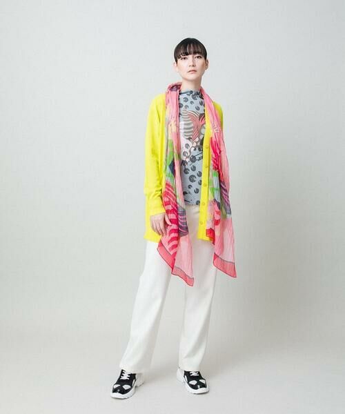 HIROKO KOSHINO / ヒロココシノ カットソー | アートフルフラワーカットソー /日本製/洗える | 詳細12