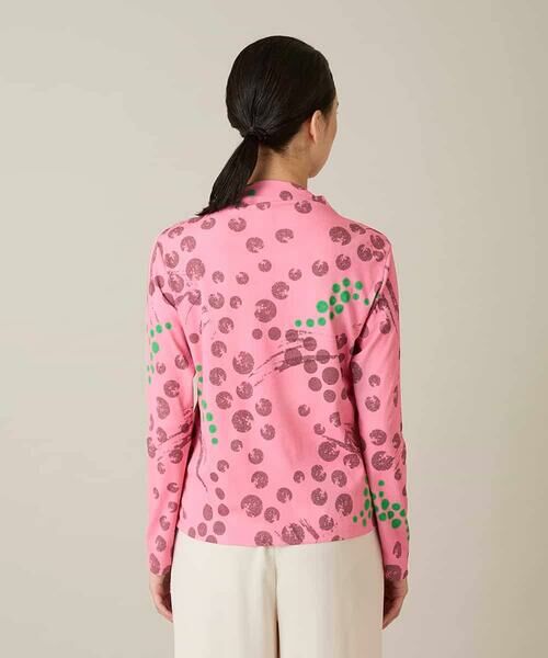 HIROKO KOSHINO / ヒロココシノ カットソー | アートフルフラワーカットソー /日本製/洗える | 詳細3