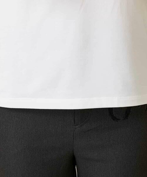 HIROKO KOSHINO / ヒロココシノ カットソー | スパンコールロゴミニマルカットソー /日本製/洗える | 詳細8