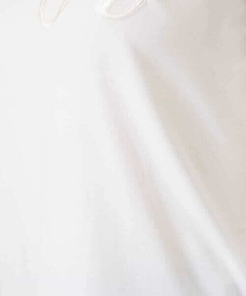 HIROKO KOSHINO / ヒロココシノ カットソー | スパンコールロゴミニマルカットソー /日本製/洗える | 詳細9