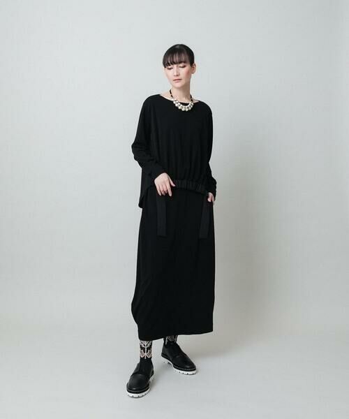 HIROKO KOSHINO / ヒロココシノ カットソー | ヘムリボンギャザープルオーバー /日本製/洗える | 詳細11