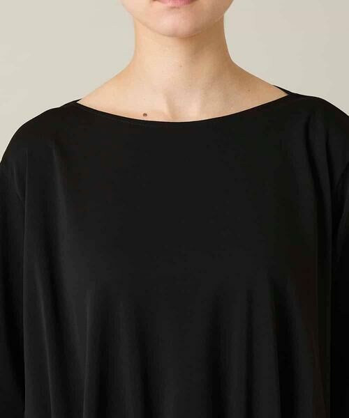 HIROKO KOSHINO / ヒロココシノ カットソー | ヘムリボンギャザープルオーバー /日本製/洗える | 詳細4