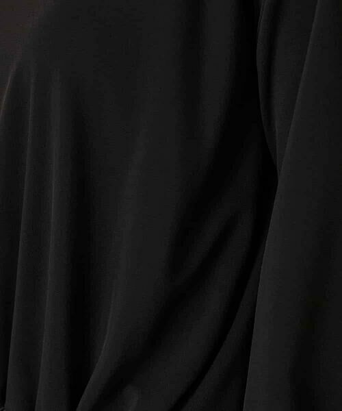 HIROKO KOSHINO / ヒロココシノ カットソー | ヘムリボンギャザープルオーバー /日本製/洗える | 詳細8