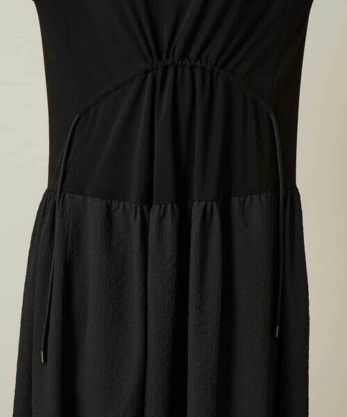 HIROKO KOSHINO / ヒロココシノ ロング・マキシ丈ワンピース | 異素材コンビネーションワンピース /日本製/洗える | 詳細13