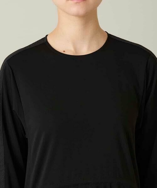 HIROKO KOSHINO / ヒロココシノ ロング・マキシ丈ワンピース | 異素材コンビネーションワンピース /日本製/洗える | 詳細5