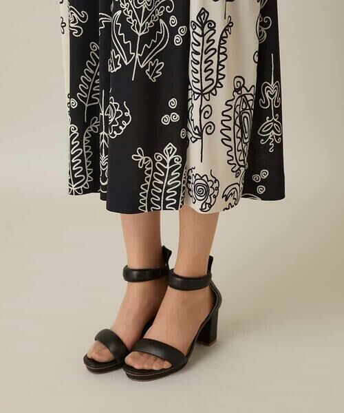 HIROKO KOSHINO / ヒロココシノ ロング・マキシ丈ワンピース | ボタニカルプリントサイドポケットワンピース /日本製/洗える | 詳細8