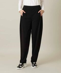 HIROKO KOSHINO / ヒロココシノ チノ・ワークパンツ | サイドタックテーパードパンツ /日本製/洗える