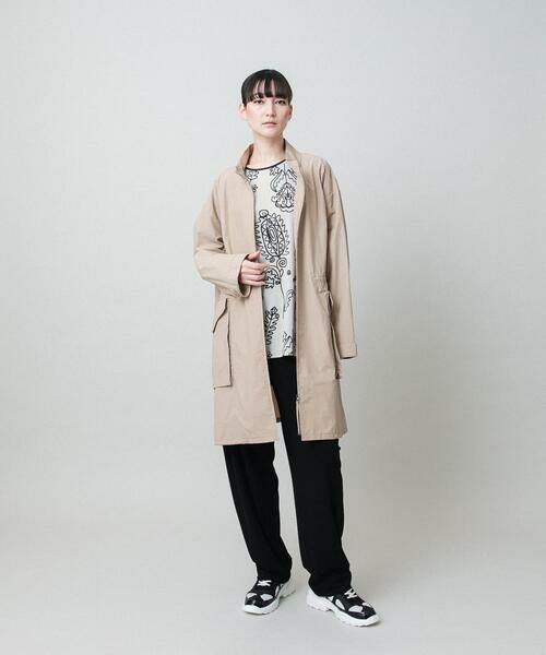 HIROKO KOSHINO / ヒロココシノ チノ・ワークパンツ | サイドタックテーパードパンツ /日本製/洗える | 詳細10