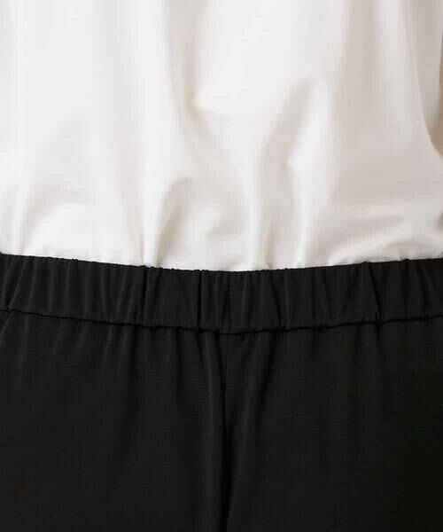 HIROKO KOSHINO / ヒロココシノ チノ・ワークパンツ | サイドタックテーパードパンツ /日本製/洗える | 詳細5