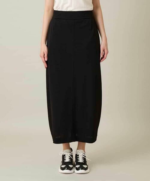 HIROKO KOSHINO / ヒロココシノ ロング・マキシ丈スカート | サイドタックジャージースカート /日本製/洗える | 詳細1