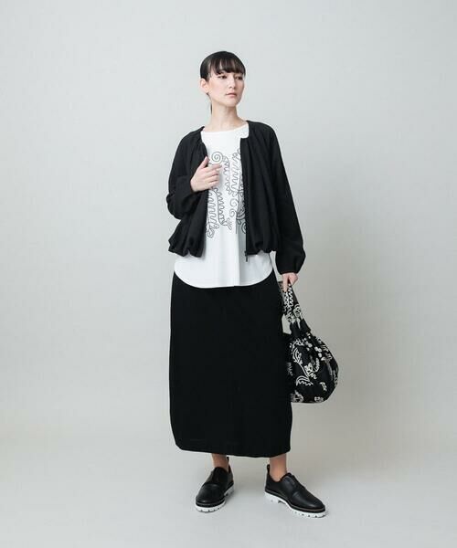 HIROKO KOSHINO / ヒロココシノ ロング・マキシ丈スカート | サイドタックジャージースカート /日本製/洗える | 詳細10